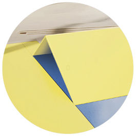 Accordion-folded underlay